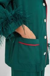 Pine Green Party Pajama Set